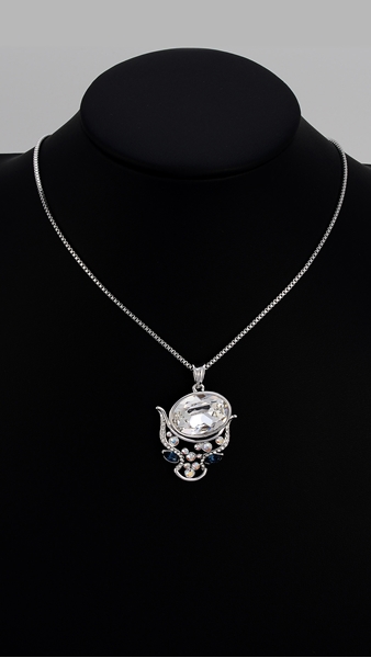 Picture of Online White Platinum Plated Necklaces