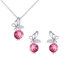 Show details for Female Small Necklace And Earring Sets 2BL050498S