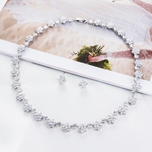 Show details for Copper Brass Big Necklace And Earring Sets 1JJ050898S