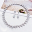 Show details for Big Wedding Necklace And Earring Sets 1JJ050913S