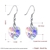 Picture of  Medium Love & Heart Dangle Earrings 3LK053679E