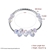 Picture of Swarovski Element Small Link & Chain Bracelets 3LK053736B