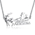 Picture of Cubic Zirconia Holiday Short Chain Necklaces 3LK053779N