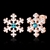 Picture of Snowflake Simple Stud Earrings 3LK053858E