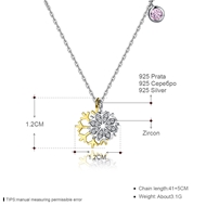 Picture of  Cubic Zirconia Holiday Pendant Necklaces 3LK053916N