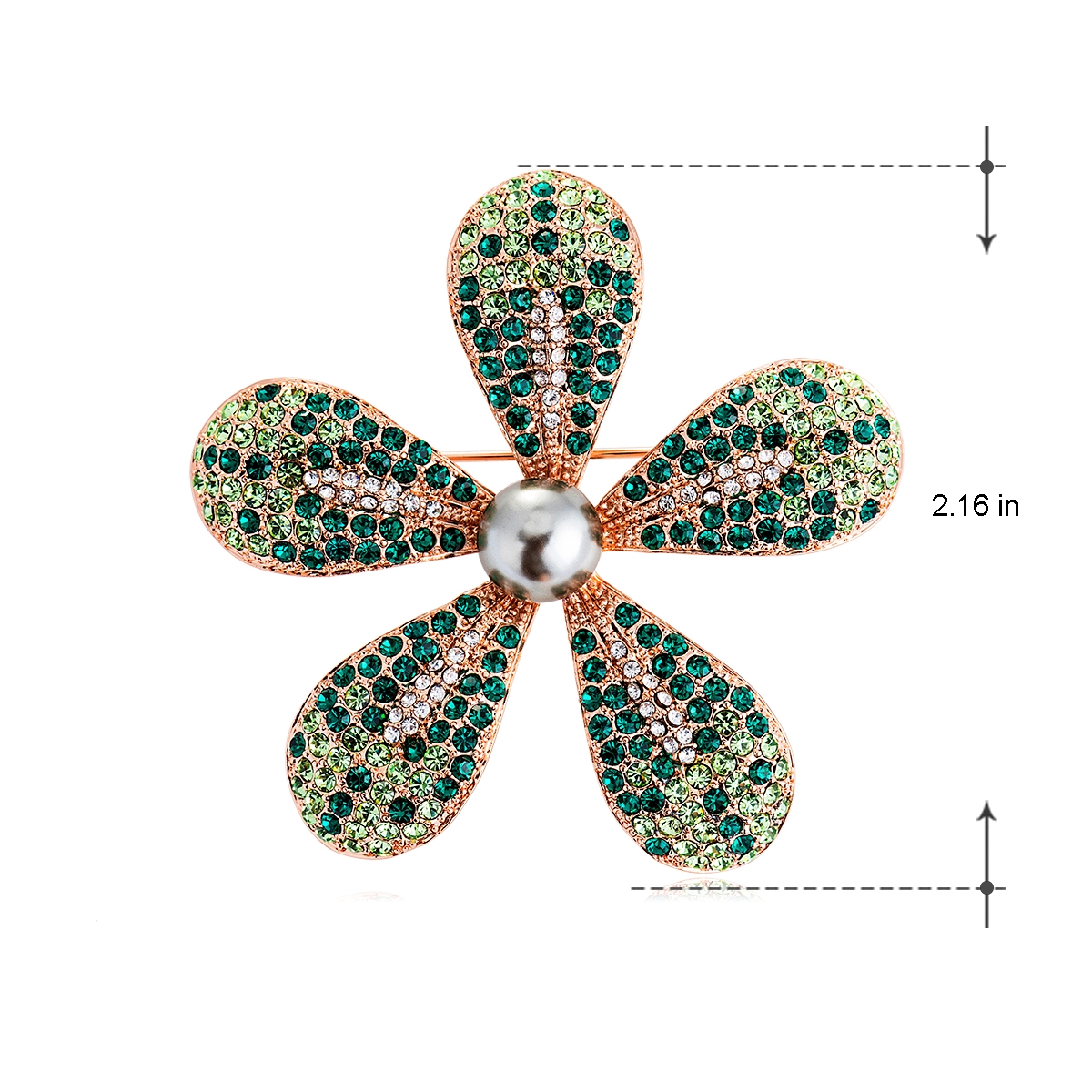 Artificial Crystal Classic Brooches 2YJ053976