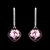 Picture of Swarovski Element Simple Dangle Earrings 2BL054205E