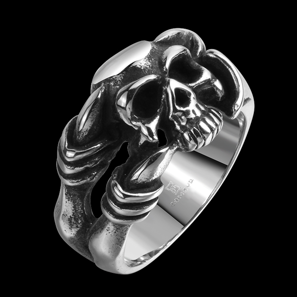 Stainless Steel Punk Fashion Rings 3LK054605R