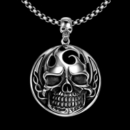 Picture of Brand New Oxide Punk Pendant Necklace with SGS/ISO Certification