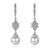 Picture of Bling Big Artificial Pearl Dangle Earrings