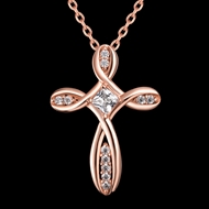 Picture of New Season White Copper or Brass Pendant Necklace with SGS/ISO Certification