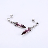 Picture of Inexpensive 925 Sterling Silver Casual Dangle Earrings from Reliable Manufacturer