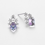 Picture of Low Cost 925 Sterling Silver Geometric Stud Earrings with Low Cost