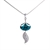 Picture of New Season Blue Swarovski Element Pendant Necklace with SGS/ISO Certification