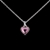 Picture of Need-Now Purple Platinum Plated Pendant Necklace from Editor Picks