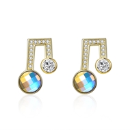 Picture of 925 Sterling Silver Swarovski Element Stud Earrings For Your Occasions