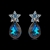 Picture of Hypoallergenic Platinum Plated Small Dangle Earrings with Easy Return