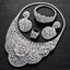 Show details for Great Value White Platinum Plated 4 Piece Jewelry Set with Full Guarantee
