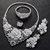 Picture of Funky Flowers & Plants White 4 Piece Jewelry Set