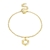 Picture of New Season Gold Plated Small Link & Chain Bracelet