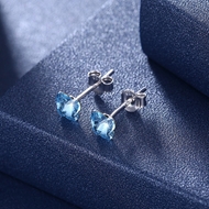 Picture of Nice Swarovski Element 925 Sterling Silver Stud Earrings