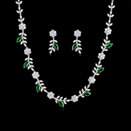 Picture of Wedding Big Necklace and Earring Set with Unbeatable Quality