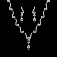 Picture of Luxury Big Necklace and Earring Set in Flattering Style