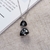Picture of New Swarovski Element Black Pendant Necklace