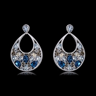 Picture of Charming Blue Zinc Alloy Dangle Earrings at Great Low Price