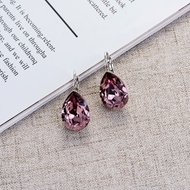Picture of Zinc Alloy Purple Small Hoop Earrings From Reliable Factory