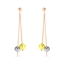 Show details for Brand New Multi-tone Plated Dubai Dangle Earrings in Flattering Style