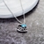 Picture of Great Value Blue Platinum Plated Pendant Necklace with Full Guarantee