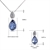 Picture of Inexpensive Zinc Alloy Platinum Plated Necklace and Earring Set from Reliable Manufacturer