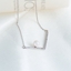 Show details for Fast Selling White Small Pendant Necklace from Editor Picks