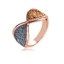 Show details for Casual Rose Gold Plated Fashion Ring of Original Design