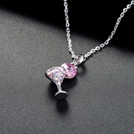 Picture of 16 Inch Platinum Plated Pendant Necklace with Unbeatable Quality