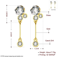 Picture of Stylish Small Artificial Crystal Dangle Earrings