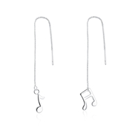 Picture of Fast Selling Platinum Plated Copper or Brass Dangle Earrings Factory Direct Supply