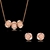 Picture of Bling Casual Rose Gold Plated Necklace and Earring Set