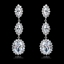 Show details for Casual Platinum Plated Dangle Earrings Exclusive Online