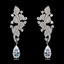 Show details for Stylish Big Cubic Zirconia Dangle Earrings