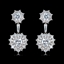 Show details for Casual Platinum Plated Dangle Earrings with Low Cost