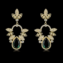 Show details for Low Cost Gold Plated Copper or Brass Dangle Earrings with Full Guarantee