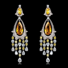 Show details for Top Cubic Zirconia Luxury Dangle Earrings