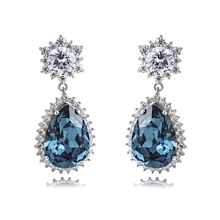 Show details for Classic Blue Drop & Dangle Earrings from Top Designer