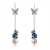 Picture of Best Selling Butterfly Swarovski Element Pearl Drop & Dangle Earrings