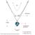 Picture of Unusual Love & Heart Platinum Plated Pendant Necklace