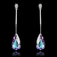 Show details for Top-A Platinum Plated Single Stone Drop & Dangle