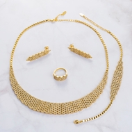 Picture of Most Popular Cubic Zirconia Copper or Brass 4 Piece Jewelry Set