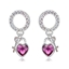 Show details for Key & Lock Casual Dangle Earrings with Easy Return